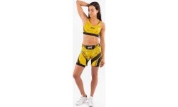 Damskie spodenki UFC Venum Authentic Fight Night – Long Fit – żółte