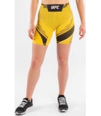Damskie szorty Vale Tudo UFC Venum Authentic Fight Night, długi krój, żółte
