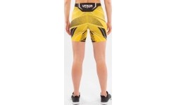 Damskie szorty Vale Tudo UFC Venum Authentic Fight Night, długi krój, żółte