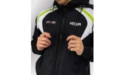 Kurtka puchowa Venum x Bud Racing – czarno-biało-limonkowa