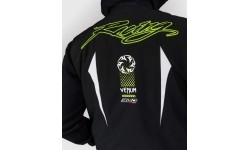 Kurtka puchowa Venum x Bud Racing – czarno-biało-limonkowa