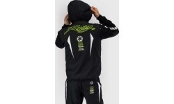 Kurtka puchowa Venum x Bud Racing – czarno-biało-limonkowa
