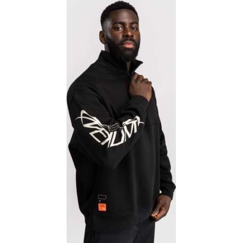 Bluza Venum Eclipse z krótkim zamkiem, czarno-kremowa