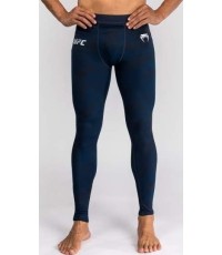 Męskie legginsy sportowe UFC Fusion by Venum Fight Week, oceaniczny błękit