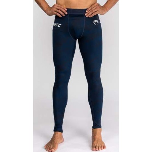 Męskie legginsy sportowe UFC Fusion by Venum Fight Week, oceaniczny błękit