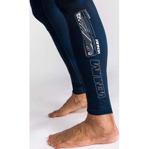 Męskie legginsy sportowe UFC Fusion by Venum Fight Week, oceaniczny błękit