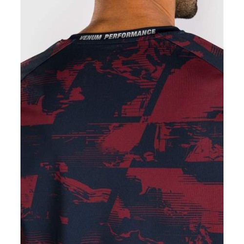 Męski t-shirt UFC Zenith by Venum z krótkim rękawem, bordowy