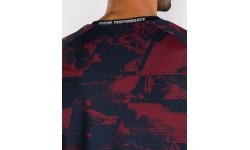 Męski t-shirt UFC Zenith by Venum z krótkim rękawem, bordowy