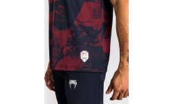Męski t-shirt UFC Zenith by Venum z krótkim rękawem, bordowy