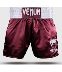 Spodenki Muay Thai Venum Classic – bordowe