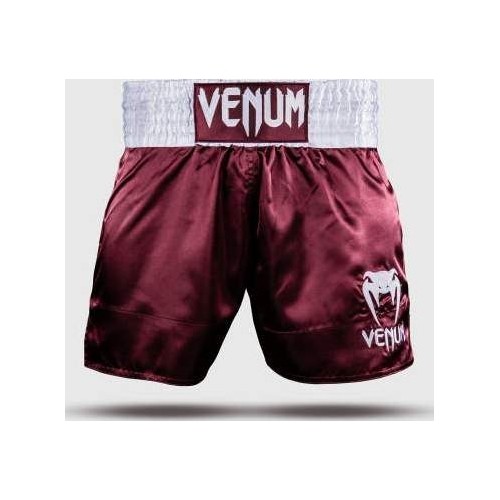 Spodenki Muay Thai Venum Classic – bordowe