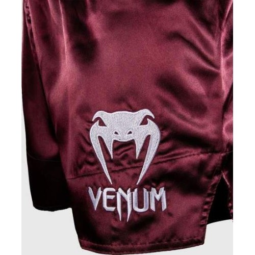 Spodenki Muay Thai Venum Classic – bordowe