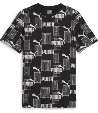 Puma koszulka męska Ess+ Logo Lab Aop Black White 678982 01
