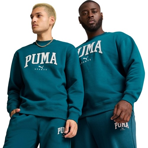 Bluza męska Puma Squad Crew FL Cold Green 681794 22