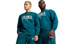 Bluza męska Puma Squad Crew FL Cold Green 681794 22