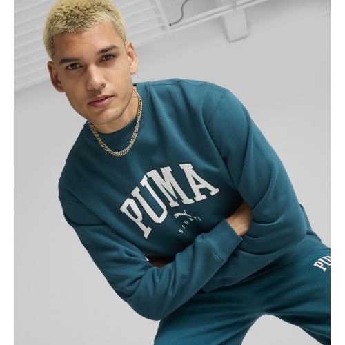 Bluza męska Puma Squad Crew FL Cold Green 681794 22