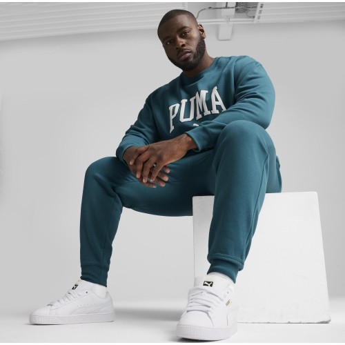 Bluza męska Puma Squad Crew FL Cold Green 681794 22