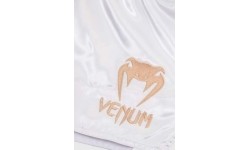 Spodenki Muay Thai Venum Classic – biało-złote