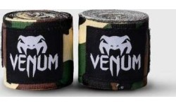 Owijki bokserskie Venum Kontact, 2,5 m – Forest Camo