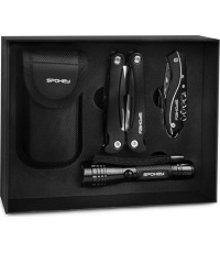 Multitool Spokey Bold, czarny, 4 szt.