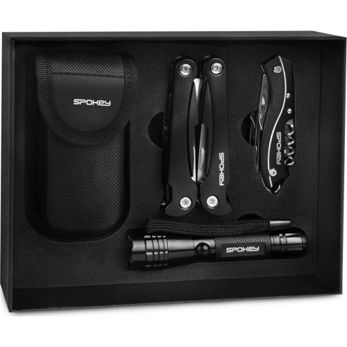 Multitool Spokey Bold, czarny, 4 szt.