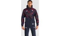 Męska bluza z kapturem na zamek UFC Zenith by Venum Authentic Fight Week bordowa