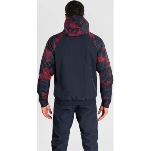 Męska bluza z kapturem na zamek UFC Zenith by Venum Authentic Fight Week bordowa