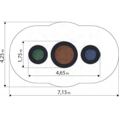 Trampolina gruntowa Inter-Play Tuto 1