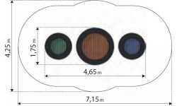 Trampolina gruntowa Inter-Play Tuto 1