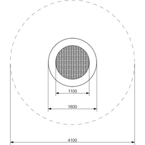 Trampolina gruntowa Inter-Play Rado 160 WP