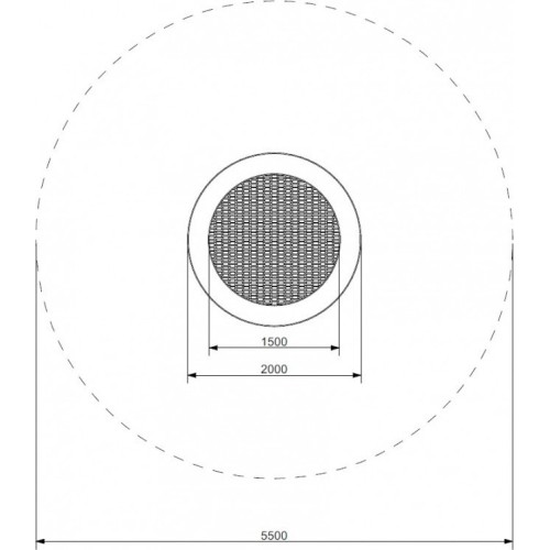 Trampolina gruntowa Inter-Play Rado 200 WP