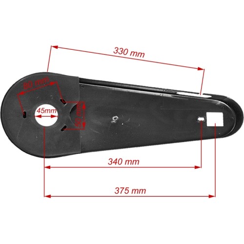 Osłona łańcucha DY-C36 PVC 20"