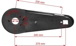 Osłona łańcucha DY-C36 PVC 20"
