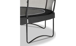 Trampolina EXIT Allure Premium ø427 cm z siatką ochronną, czarna