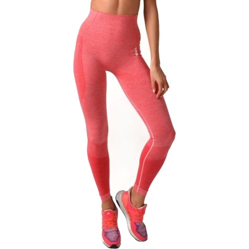Legginsy damskie Boco Wear Raspberry Melange Push Up - Różowy