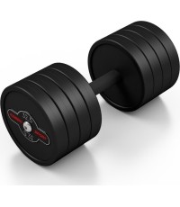 Hantel gumowany Marbo 32,5 kg czarny
