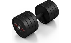 Hantel gumowany Marbo 32,5 kg czarny