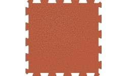 Płytka gumowa Rubber Tile Base Premium - Puzzle, czerwona