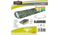Śpiwór Cattara Army +5°C