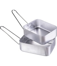Brytyjski 2-częściowy zestaw menażek z anodowanego aluminium