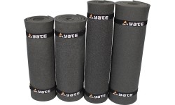 Mata Yate Comfort Wide, 14 mm, z gumkami – czarna