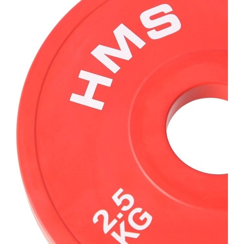 Olimpijski talerz bumper CBRS05 HMS - 2 x 2,5 kg