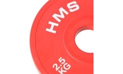 Olimpijski talerz bumper CBRS05 HMS - 2 x 2,5 kg
