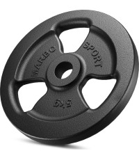 Obciążenie żeliwne 5 kg Marbo Sport MW-O5-kier