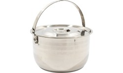 Garnek ze stali nierdzewnej z pokrywką Yate, 6 l