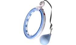 Magnetyczne hula-hoop z obciążeniem i licznikiem HHM15 HMS, niebieskie