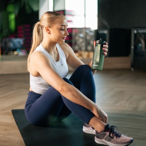 Sportowa butelka na wodę Meteor 650 ml - Ciemnozielony