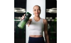 Sportowa butelka na wodę Meteor 650 ml - Ciemnozielony