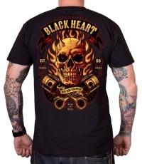 Koszulka BLACK HEART Hell Boy - Czarny