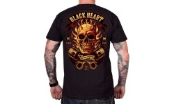 Koszulka BLACK HEART Hell Boy - Czarny